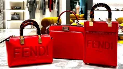 fendi ss20 bags|Fendi designer handbags red.